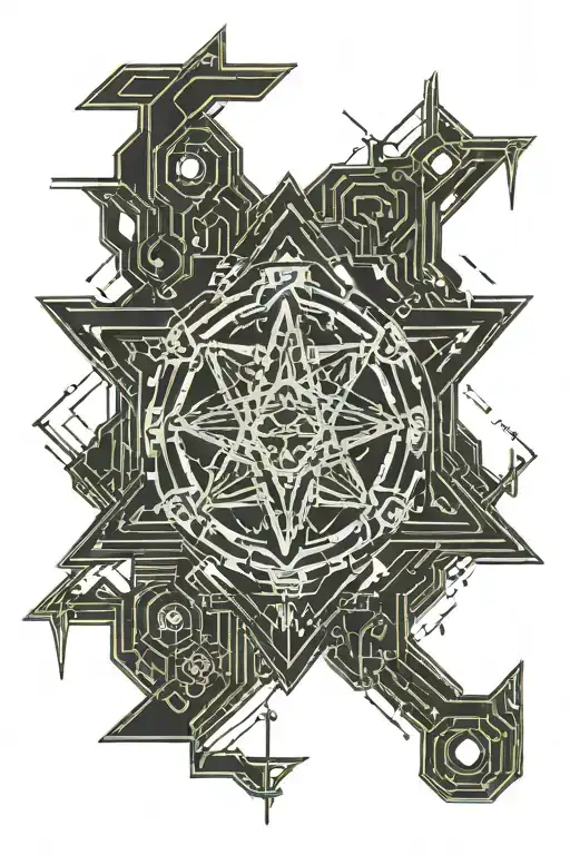 Blessed With A Curse Mark tattoo design idea