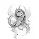 Alicia word in calligraphic style. tattoo design idea
