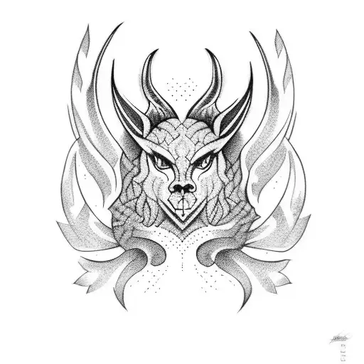 Nordic, welsh tattoo design idea