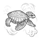 tortuga tattoo design idea