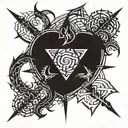 Chaos Symbol tattoo design idea