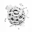 peanut bean spaghetti meatball tattoo design idea