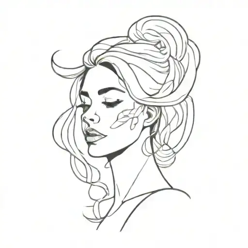something for a office going girl to show power and feminine brilliance  tattoo design idea