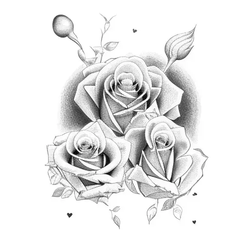 mothers name with roses around and a heart in forearm  tattoo design idea
