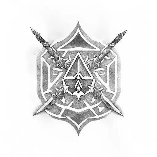 Links sword from the legend of Zelda tattoo design idea