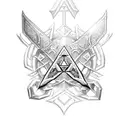 Links sword from the legend of Zelda tattoo design idea