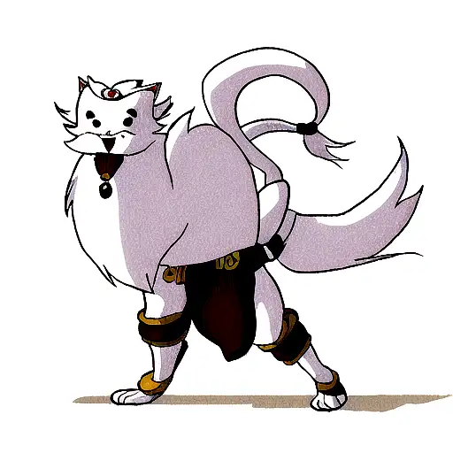 Sesshomaru in dog form tattoo design idea