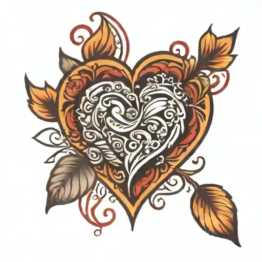 Small and simple cover up tattoo that must cover 2 hearts  tattoo design idea