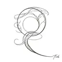 tide and time waits for none tattoo design idea