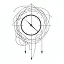 tide and time waits for none tattoo design idea