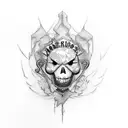 harley davidson motorcycle tattoo design idea