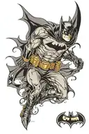 batman tattoo design idea