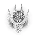 memorial for dad tattoo design idea