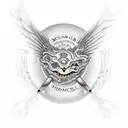 memorial for dad tattoo design idea