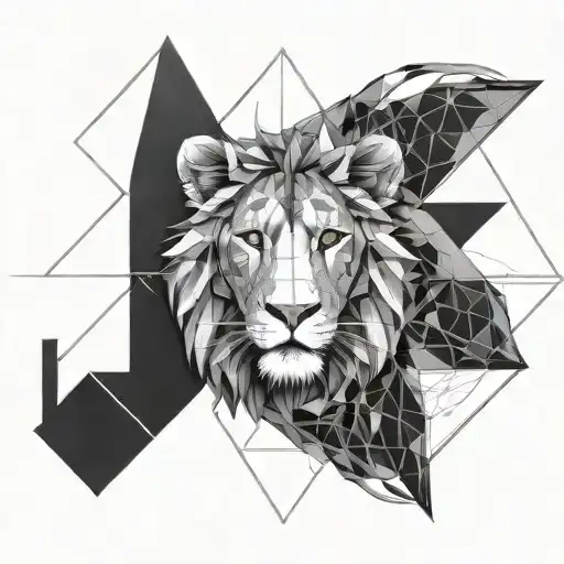 Leo and Virgo tattoo design idea