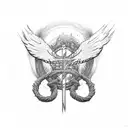 last name spelt "Reed" for back tattoo with a cross tattoo design idea