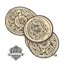 pressed penny  tattoo design idea