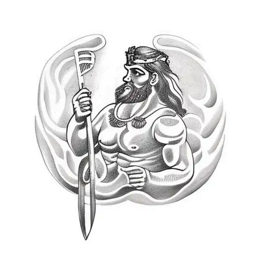 greek gods athens tattoo design idea