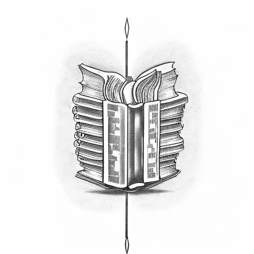 Incorporate an open Bible with the words “Sola Scriptura” in an elegant font tattoo design idea