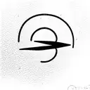 lemniscate with thunderbolt tattoo design idea