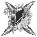 welding tattoo design idea