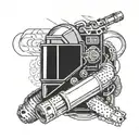 welding tattoo design idea
