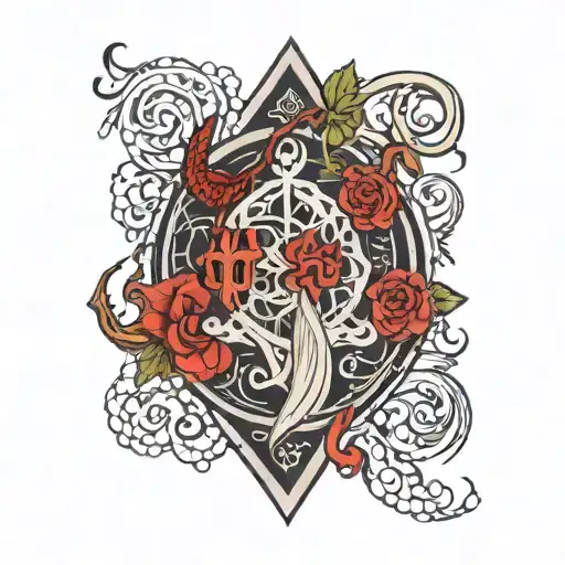 wyrd bid ful aræd tattoo design idea