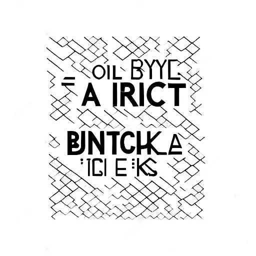 A brick wall with incomplete bricks and the phrase bricks by bricks tattoo design idea