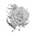 Coffin tattoo design idea