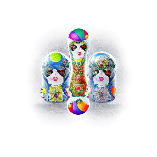 russian doll tattoo design idea