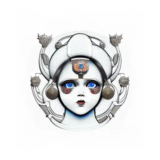 russian doll tattoo design idea