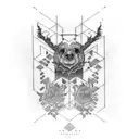 train  tattoo design idea