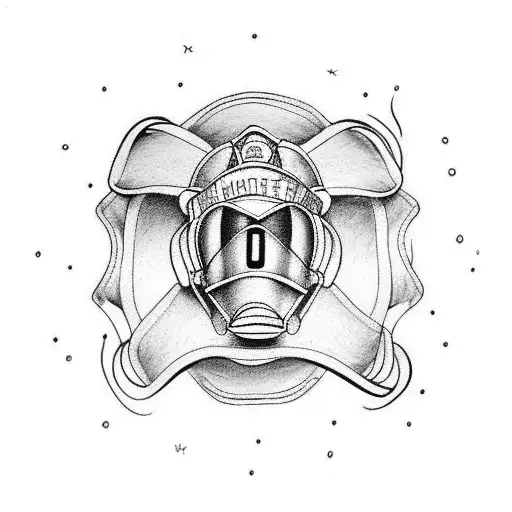 firefighter tattoo design idea