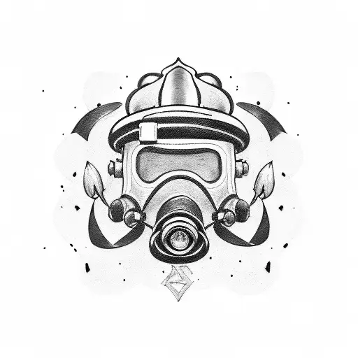 firefighter hero belgium tattoo design idea