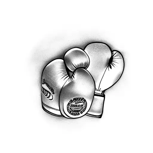 (dad) (son) (silhouette) (boxing gloves) (walking) (boxing ring) tattoo design idea
