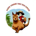 capibara with Luffy strawhat tattoo design idea