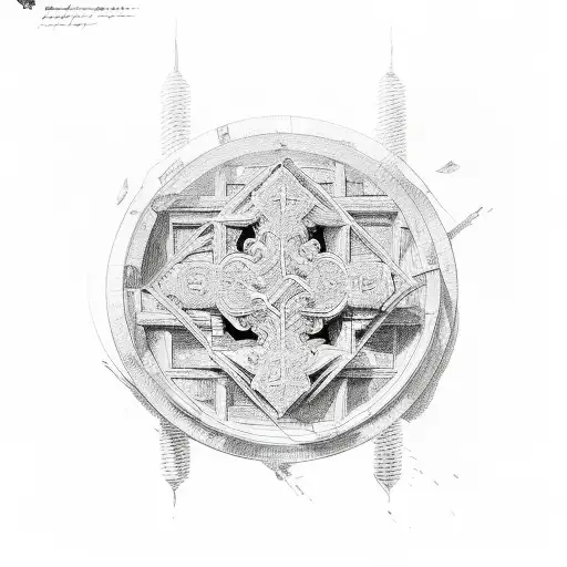 psalm 23:4 tattoo design idea