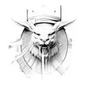 psalm 23:4 tattoo design idea