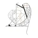 patchwork sleeve tattoo design idea