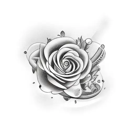 bbw pinup tattoo design idea