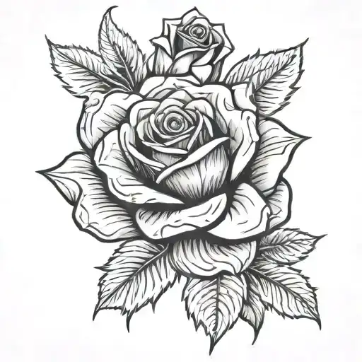 money rose tattoo tattoo design idea