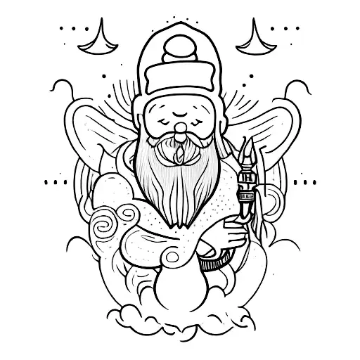 mimir tattoo design idea