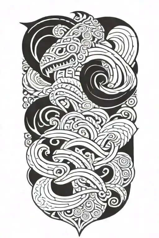 Germany, USA, Peru tattoo design idea