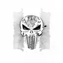 punisher tattoo design idea