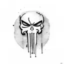 punisher tattoo design idea