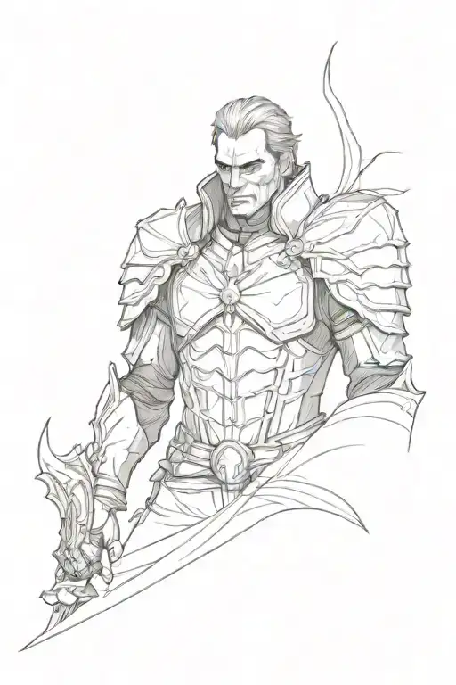 dracula untold armour tattoo design idea