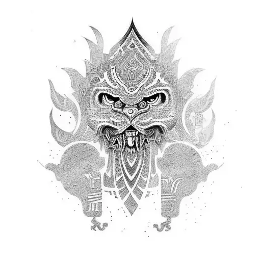 jin jang  tattoo design idea