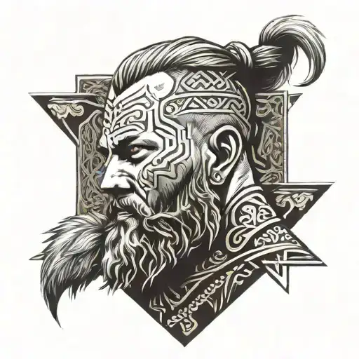 ragnar lothbrok tattoo design idea