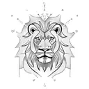hercules  lion tattoo design idea