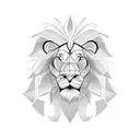 hercules  lion tattoo design idea